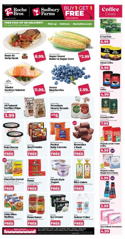 Roche Bros. (MA) Weekly Ad Flyer Specials August 18 to August 24, 2023