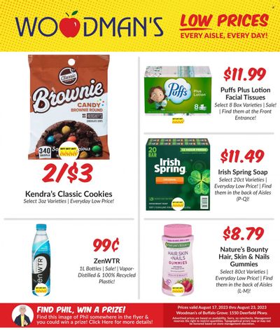 Woodman's Markets (IL, WI) Weekly Ad Flyer Specials August 17 to August 23, 2023