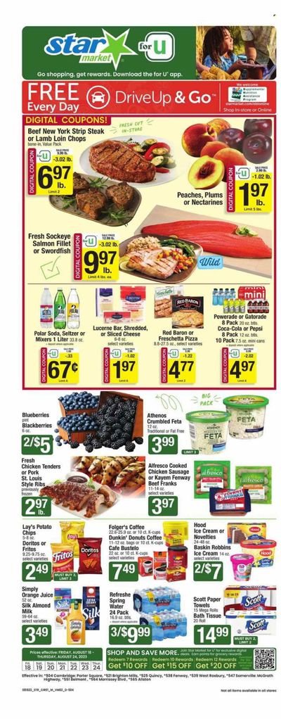 Star Market Weekly Ad Flyer Specials August 18 to August 24, 2023
