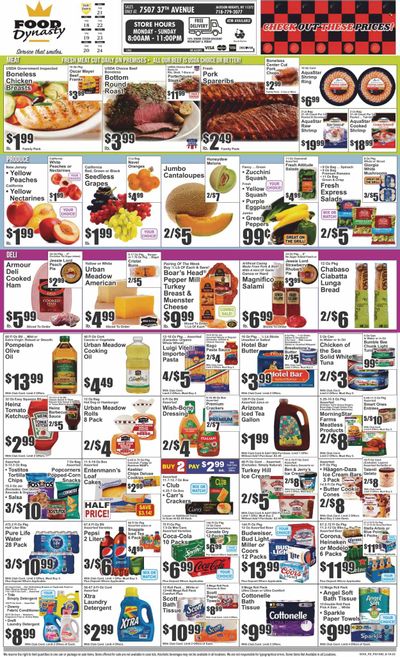 Food Dynasty (NY) Weekly Ad Flyer Specials August 18 to August 24, 2023