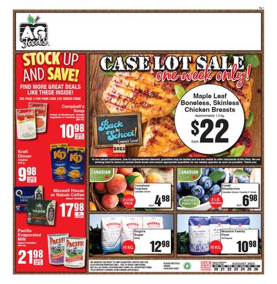 AG Foods Flyer August 20 to 26