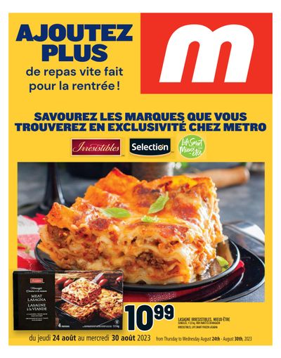 Metro (QC) Private Labels Flyer August 24 to 30