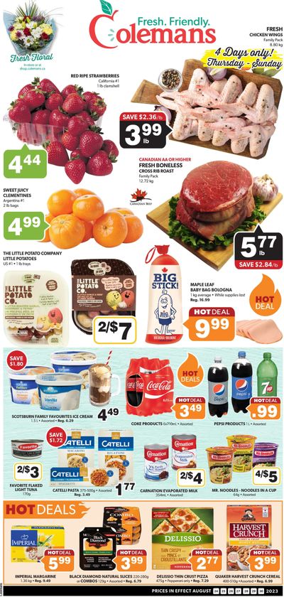 Coleman's Flyer August 24 to 30