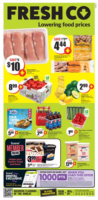 FreshCo (ON) Flyer August 24 to 30
