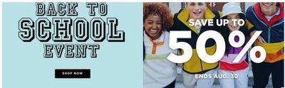 Sporting Life Canada Back To School Event: Save up to 50% on Select Items + Free Shipping on All Orders