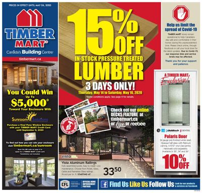Timber Mart Flyer May 13 to 19