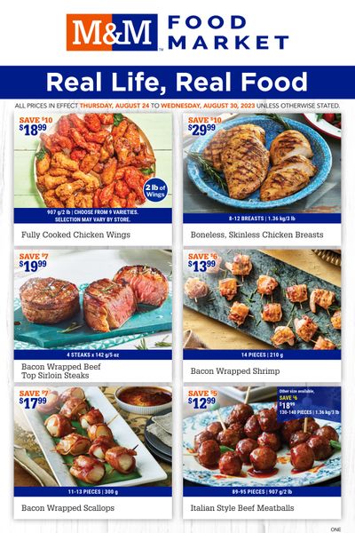 M&M Food Market (ON) Flyer August 24 to 30