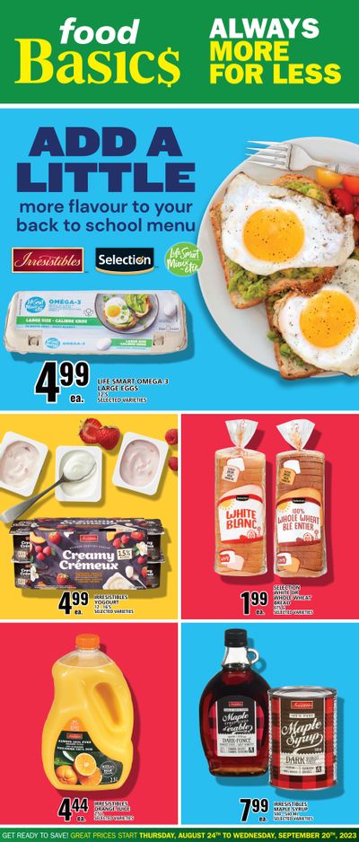Food Basics Private Label Flyer August 24 to September 20