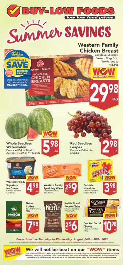 Buy-Low Foods (SK) Flyer August 24 to 30