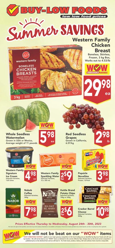 Buy-Low Foods (BC) Flyer August 24 to 30
