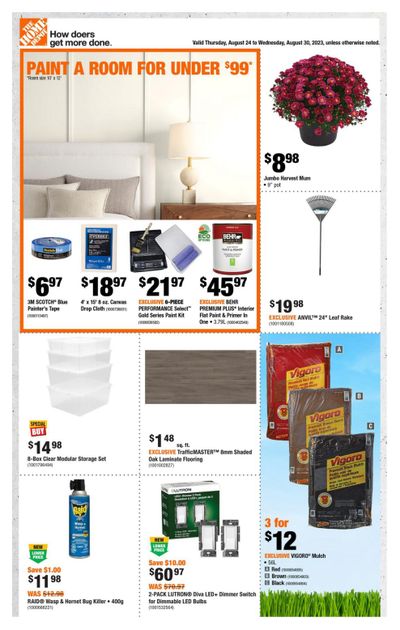 Home Depot (QC) Flyer August 24 to 30