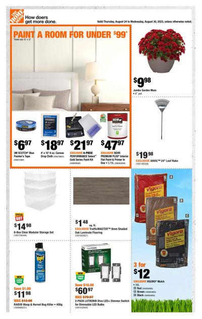 Home Depot (BC) Flyer August 24 to 30