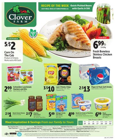 Clover Farm (ON) Flyer August 24 to 30
