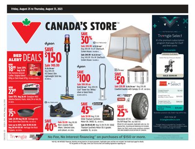 Canadian Tire (Atlantic) Flyer August 25 to 31