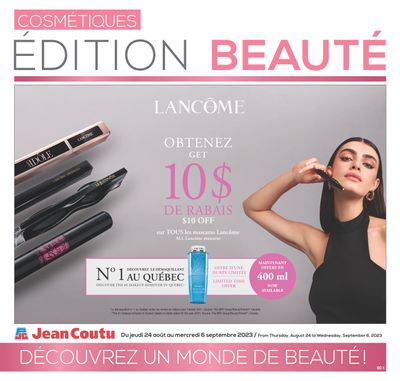 Jean Coutu (QC) Beauty Flyer August 24 to September 6