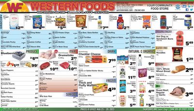 Western Foods Flyer August 23 to 29