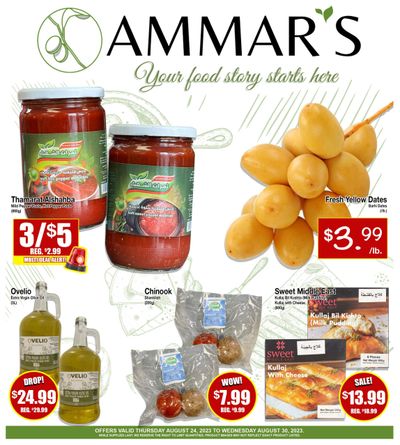 Ammar's Halal Meats Flyer August 24 to 30