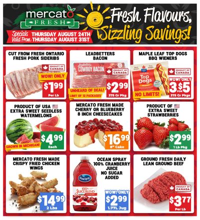 Mercato Fresh Flyer August 24 to 31