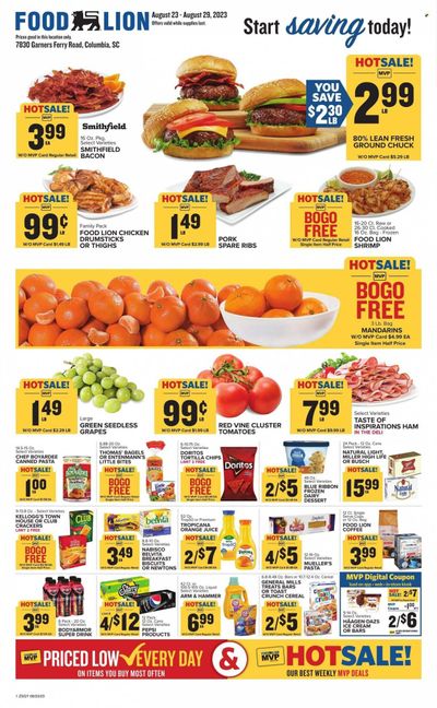 Food Lion (SC) Weekly Ad Flyer Specials August 23 to August 29, 2023