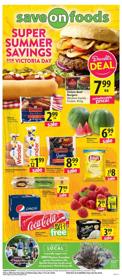 Save on Foods (AB) Flyer May 14 to 20