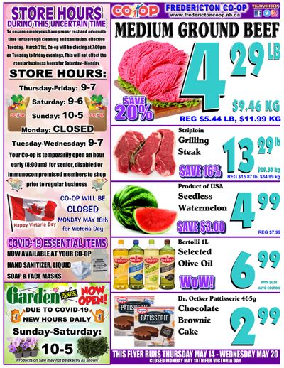 Fredericton Co-op Flyer May 14 to 20