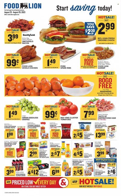 Food Lion (NC) Weekly Ad Flyer Specials August 23 to August 29, 2023