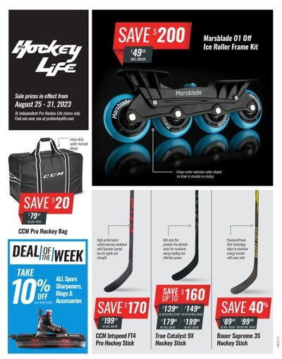 Pro Hockey Life Flyer August 25 to 31