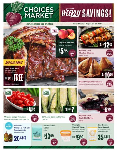 Choices Market Flyer August 24 to 30