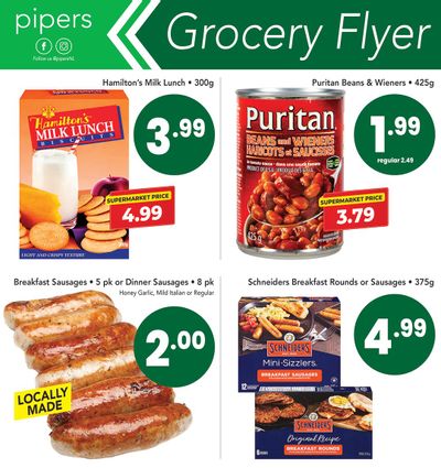 Pipers Superstore Flyer August 24 to 30