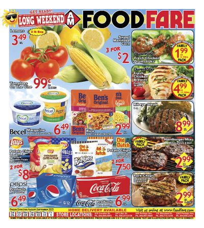 Food Fare Flyer August 26 to September 1