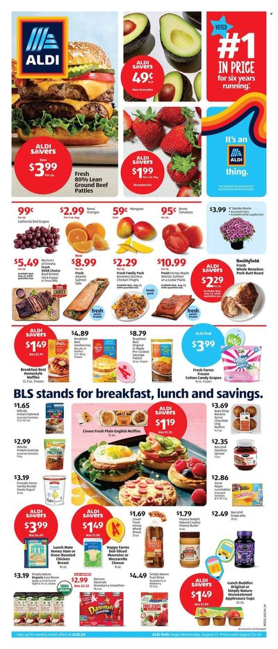 ALDI (MD, NC, VA) Weekly Ad Flyer Specials August 20 to August 26, 2023