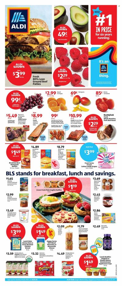 ALDI (AL, FL, LA, MS) Weekly Ad Flyer Specials August 20 to August 26, 2023