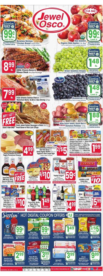 Jewel Osco (IL) Weekly Ad Flyer Specials August 23 to August 29, 2023