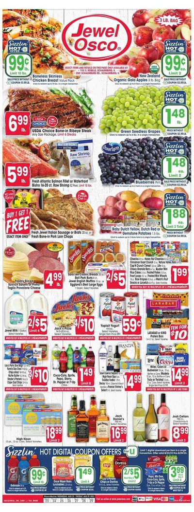 Jewel Osco (IL) Weekly Ad Flyer Specials August 23 to August 29, 2023