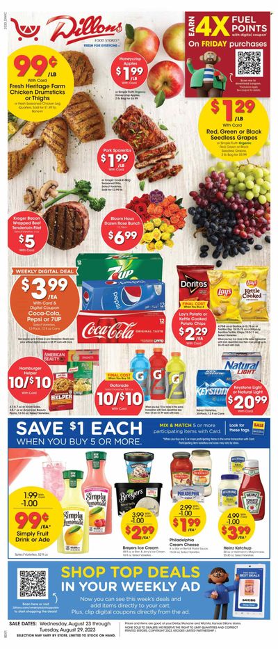 Dillons (KS) Weekly Ad Flyer Specials August 23 to August 29, 2023