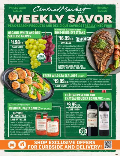 Central Market (TX) Weekly Ad Flyer Specials August 23 to August 29, 2023