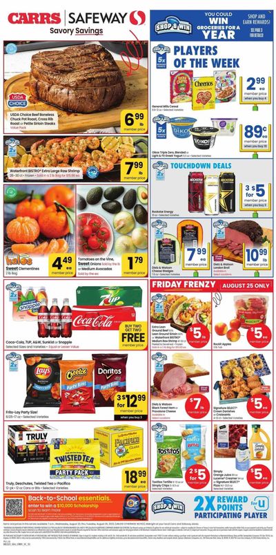 Safeway (AK) Weekly Ad Flyer Specials August 23 to August 29, 2023