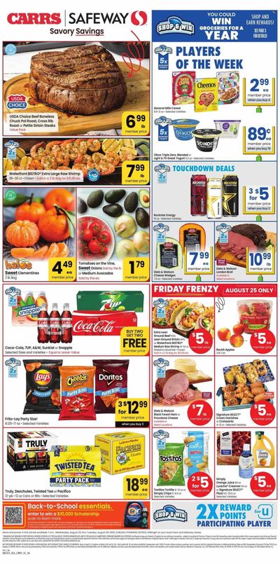 Safeway (AK) Weekly Ad Flyer Specials August 23 to August 29, 2023