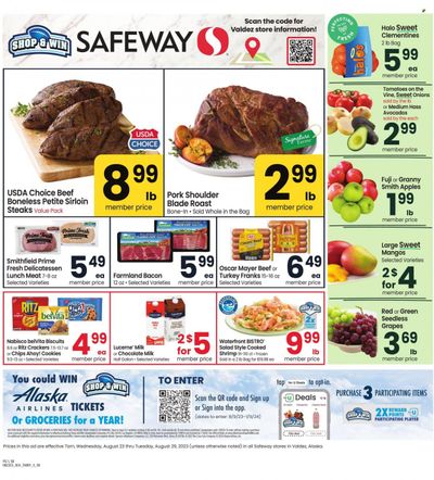 Safeway (AK) Weekly Ad Flyer Specials August 23 to August 29, 2023