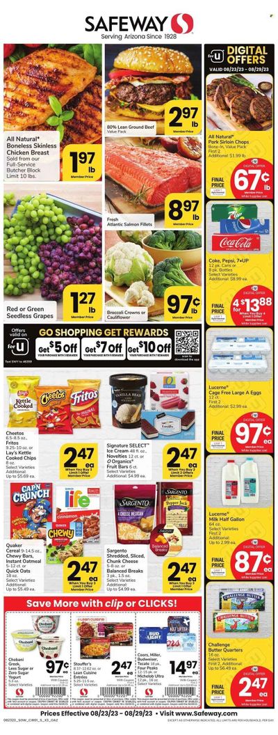 Safeway (AZ) Weekly Ad Flyer Specials August 23 to August 29, 2023