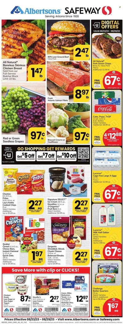 Safeway (AZ) Weekly Ad Flyer Specials August 23 to August 29, 2023