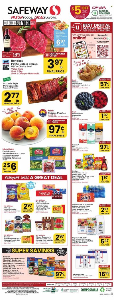 Safeway (CO) Weekly Ad Flyer Specials August 23 to August 29, 2023