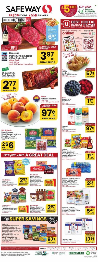 Safeway (CO) Weekly Ad Flyer Specials August 23 to August 29, 2023