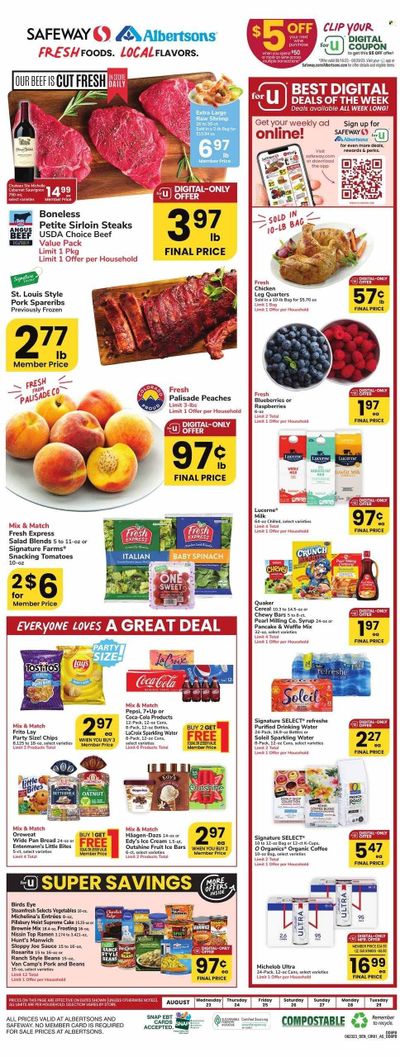 Safeway (CO) Weekly Ad Flyer Specials August 23 to August 29, 2023