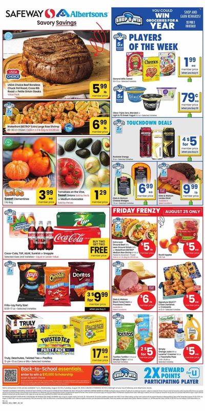 Safeway (ID) Weekly Ad Flyer Specials August 23 to August 29, 2023