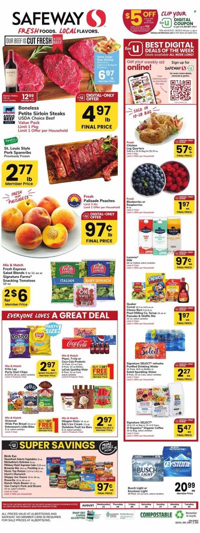 Safeway (NE) Weekly Ad Flyer Specials August 23 to August 29, 2023