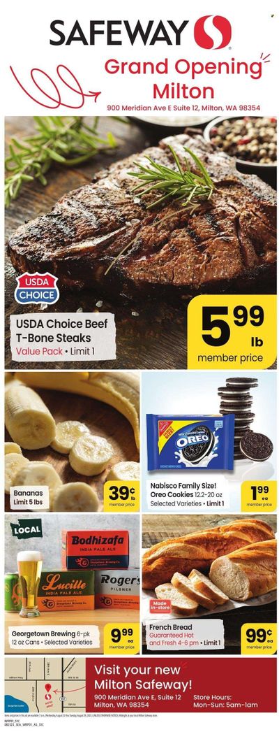 Safeway (WA) Weekly Ad Flyer Specials August 23 to August 29, 2023