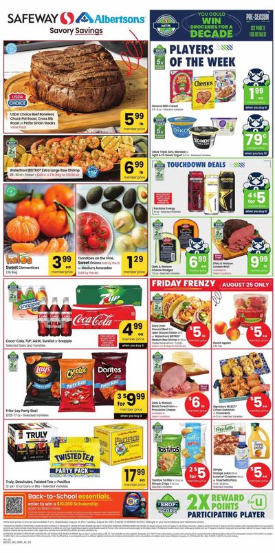 Safeway (WA) Weekly Ad Flyer Specials August 23 to August 29, 2023