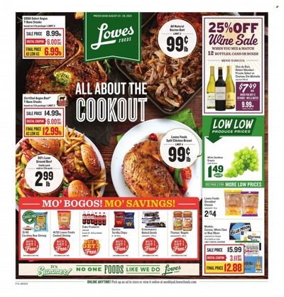 Lowes Foods (NC, SC) Weekly Ad Flyer Specials August 23 to August 29, 2023