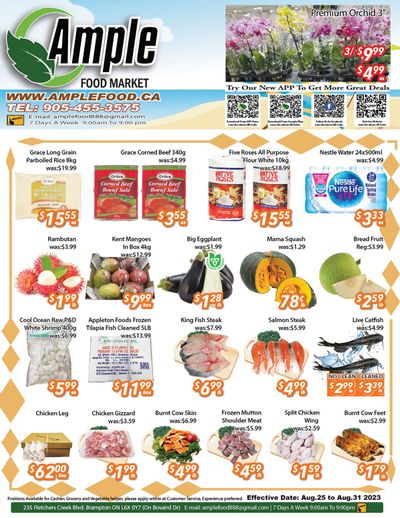 Ample Food Market (Brampton) Flyer August 25 to 31